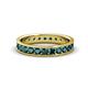 1 - Livia 2.40 mm London Blue Topaz Eternity Band 