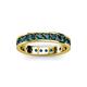 3 - Livia 2.40 mm London Blue Topaz Eternity Band 