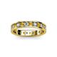 2 - Livia 2.40 mm Citrine and Diamond Eternity Band 