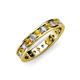 3 - Livia 2.40 mm Citrine and Diamond Eternity Band 