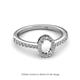 2 - Verna Desire Semi Mount Halo Engagement Ring 
