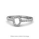 1 - Verna Desire Semi Mount Halo Engagement Ring 