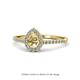1 - Arella Desire Semi Mount Halo Engagement Ring 