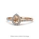 1 - Arella Desire Semi Mount Halo Engagement Ring 