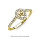 3 - Arella Desire Semi Mount Halo Engagement Ring 