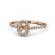 1 - Marnie Desire Semi Mount Halo Engagement Ring 
