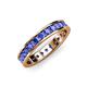 4 - Livia 2.70 mm Tanzanite Eternity Band 
