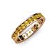 4 - Livia 2.70 mm Citrine Eternity Band 
