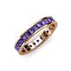 4 - Livia 2.70 mm Iolite Eternity Band 