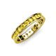 4 - Livia 2.70 mm Yellow Sapphire Eternity Band 