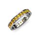 4 - Livia 2.70 mm Citrine Eternity Band 