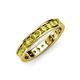 4 - Livia 2.70 mm Yellow Diamond Eternity Band 