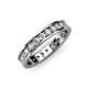 4 - Livia 2.70 mm Diamond Eternity Band 