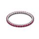 3 - Joyce 2.00 mm Ruby Eternity Band 