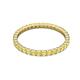 3 - Joyce 2.00 mm Yellow Sapphire Eternity Band 