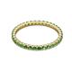 3 - Joyce 2.00 mm Green Garnet Eternity Band 