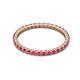 3 - Joyce 2.00 mm Pink Tourmaline Eternity Band 