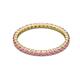 3 - Joyce 2.00 mm Rhodolite Garnet Eternity Band 