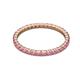 3 - Joyce 2.00 mm Rhodolite Garnet Eternity Band 