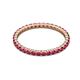 3 - Joyce 2.00 mm Ruby Eternity Band 