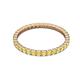 3 - Joyce 2.00 mm Yellow Sapphire Eternity Band 