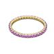 3 - Joyce 2.00 mm Amethyst Eternity Band 