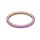 3 - Joyce 2.00 mm Amethyst Eternity Band 
