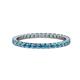 1 - Joyce 2.00 mm London Blue Topaz Eternity Band 