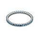 3 - Joyce 2.00 mm London Blue Topaz Eternity Band 