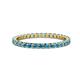 1 - Joyce 2.00 mm London Blue Topaz Eternity Band 