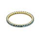 3 - Joyce 2.00 mm London Blue Topaz Eternity Band 