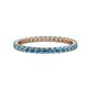 1 - Joyce 2.00 mm London Blue Topaz Eternity Band 