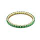 3 - Joyce 2.00 mm Emerald Eternity Band 