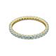 3 - Joyce 2.00 mm Aquamarine Eternity Band 