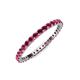 4 - Joyce 2.00 mm Ruby Eternity Band 