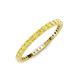 4 - Joyce 2.00 mm Yellow Sapphire Eternity Band 