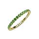 4 - Joyce 2.00 mm Green Garnet Eternity Band 