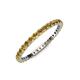 4 - Joyce 2.00 mm Citrine Eternity Band 