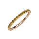 4 - Joyce 2.00 mm Citrine Eternity Band 