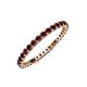 4 - Joyce 2.00 mm Red Garnet Eternity Band 