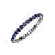 4 - Joyce 2.00 mm Blue Sapphire Eternity Band 