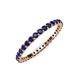 4 - Joyce 2.00 mm Blue Sapphire Eternity Band 