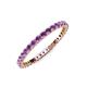 4 - Joyce 2.00 mm Amethyst Eternity Band 