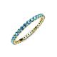 4 - Joyce 2.00 mm London Blue Topaz Eternity Band 