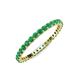 4 - Joyce 2.00 mm Emerald Eternity Band 