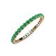 4 - Joyce 2.00 mm Emerald Eternity Band 