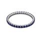 3 - Joyce 2.00 mm Blue Sapphire Eternity Band 