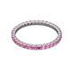 3 - Joyce 2.00 mm Pink Sapphire Eternity Band 