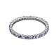 2 - Joyce 2.00 mm Iolite and Diamond Eternity Band 