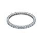 2 - Joyce 2.00 mm Aquamarine and Diamond Eternity Band 